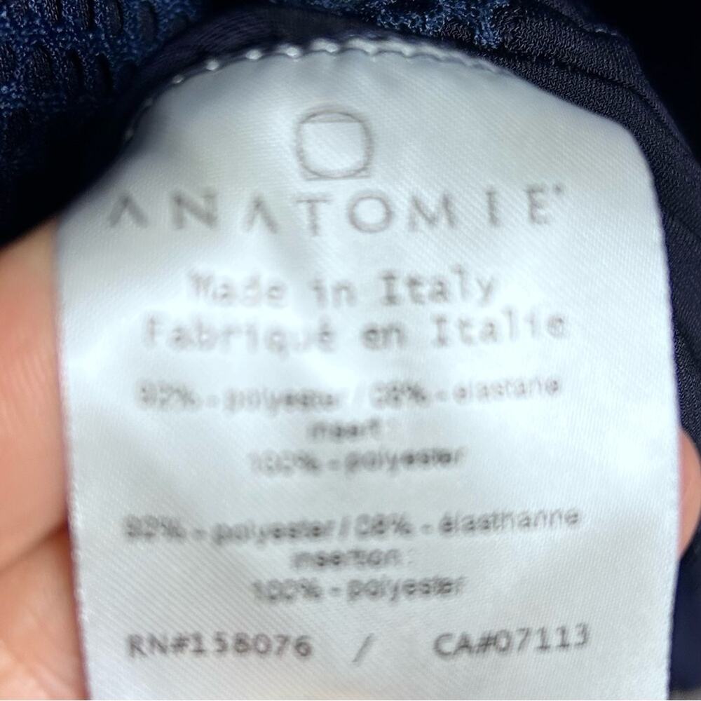 Anatomie Jacket Large netting utility sporty luxury sheer Italy blue travel - Picture 12 of 16
